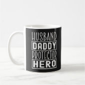 Husband Daddy Protector Hero Veteran Vater Kaffeetasse (Links)