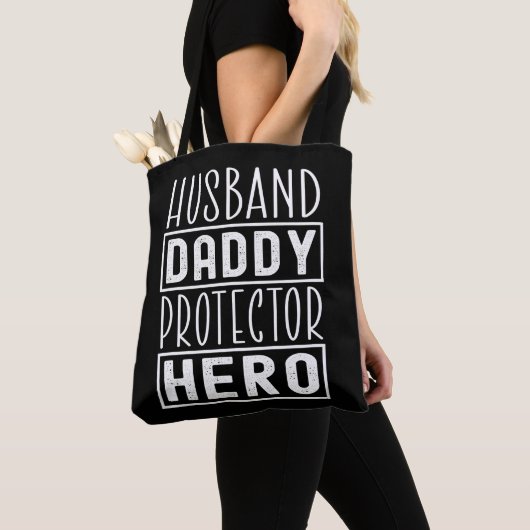 Husband Daddy Protector Hero Veteran Vater Tasche (Von Nahem)