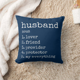 Husband Definition Jubiläum Geschenkkissen Kissen