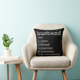 Husband Definition Jubiläum Geschenkkissen | Schwa Kissen