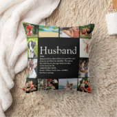 Husband Definition Quote Foto Collage Kissen (Decke)