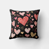 Husband Definition Script Red Liebe Heart Kissen (Rückseite)