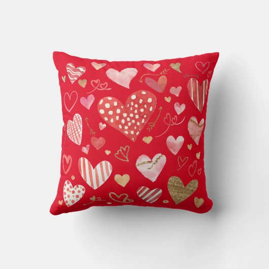 Husband Definition Script Red Liebe Heart Kissen (Rückseite)