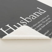 Husband Definition Zitat Modernes Cooles Grau Sherpadecke (3/4)