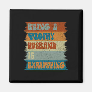 Husband Ehefrau Ehe Spaß Husband Happy Vathers Magnet