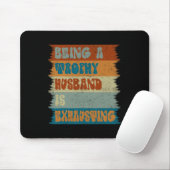 Husband Ehefrau Ehe Spaß Husband Happy Vathers Mousepad (Mit Mouse)