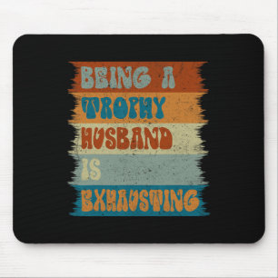 Husband Ehefrau Ehe Spaß Husband Happy Vathers Mousepad