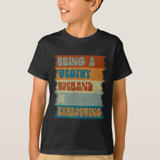 Husband Ehefrau Ehe Spaß Husband Happy Vathers T-Shirt