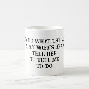 Husband Ehefrau Joke Tasse