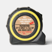 Husband-Ehefrau Measurement Spaß Maßband (Vorderseite)