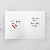 **HUSBAND** ERNTEDANK LIEBE UND RUMÄNE FEIERTAGSKARTE (Innenseite)