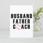 Husband Father Coach Einladung