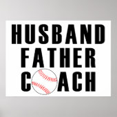 Husband Father Coach Poster (Vorne)