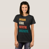 Husband Father Protector Conservator T-Shirt (Vorne ganz)