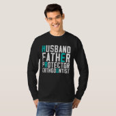 Husband Father Protector Orthodontist Funny T-Shirt (Vorne ganz)