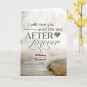 Husband Foggy Coastway Romantischer Geburtstag Karte (Gelbe Blume)