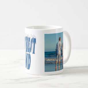 Husband-Foto mit blauem Text Kaffeetasse