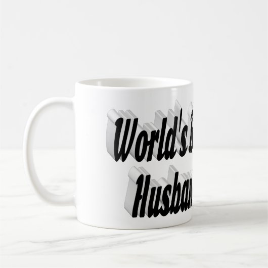 Husband-Foto mit schwarzem Text Coffee Tasse (Links)