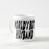 Husband-Foto mit schwarzem Text Kaffeetasse (Vorderseite Links)