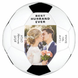 Husband Foto Personalisiert Fußball