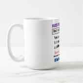Husband Funny Search Tasse (Links)