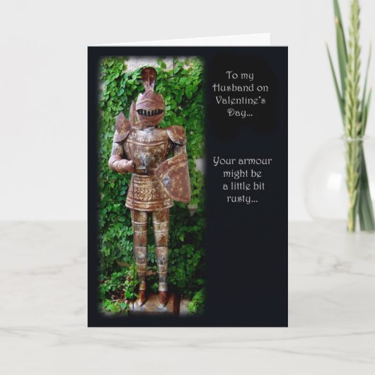 Husband Funny Valentine's Day Card Feiertagskarte (Vorderseite)