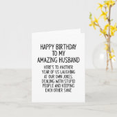 Husband Geburtstag Karte (Gelbe Blume)