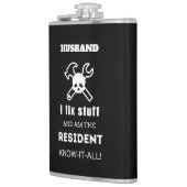 HUSBAND Geburtstagsgeschenk Männer Funny Einzigart Flachmann (Links)