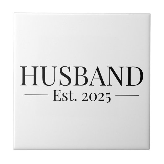 Husband gegründet 2025 fliese (Vorderseite)
