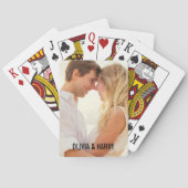 Husband-Geschenk Benutzerdefiniertes Foto Spielkarten (Rückseite)