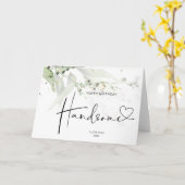 Husband Gift Happy Birthday Handsome Liebe Karte (Gelbe Blume)