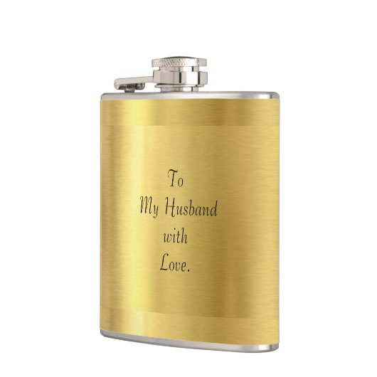 Husband Gold Flask Flachmann (Links)