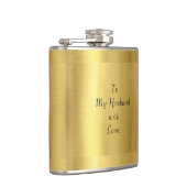 Husband Gold Flask Flachmann (Rechts)