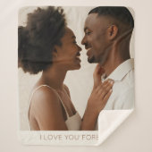 Husband Groom Sherpa Blanket Boyfriend Gift Idee Sherpadecke (Vorderseite)