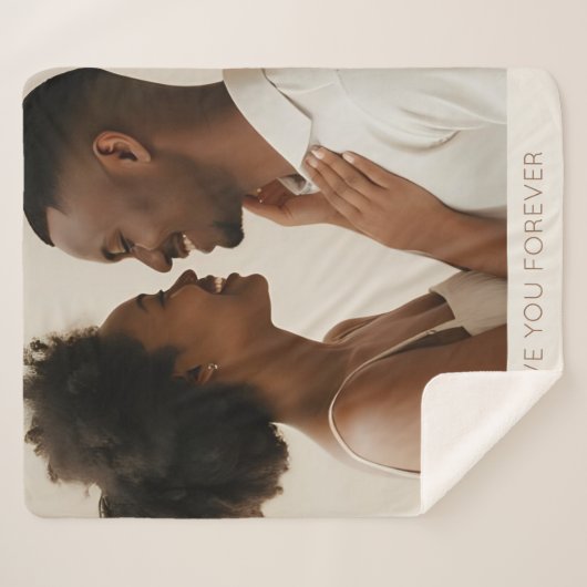 Husband Groom Sherpa Blanket Boyfriend Gift Idee Sherpadecke (Vorderseite (Horizontal))