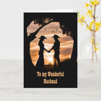 Husband Happy Vathers Day Country Western Cowboy