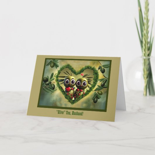 Husband Happy Vathers Day Niedlich I Liebe You Karte (Vorderseite)