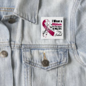 Husband Hero in My Life Head Neck Cancer Button (Beispiel)