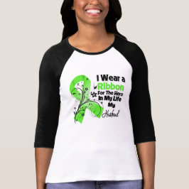 Husband Hero in My Life Lymphoma Ribbon T-Shirt