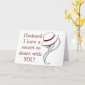 **HUSBAND** ICH WURDE **NAUGHTY** LASS MIR, IHNEN  KARTE (Gelbe Blume)