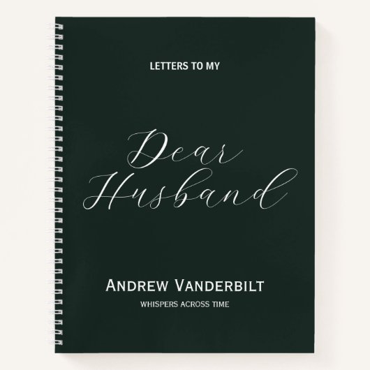 Husband im Heaven Memorial Journal Notizblock (Vorderseite)