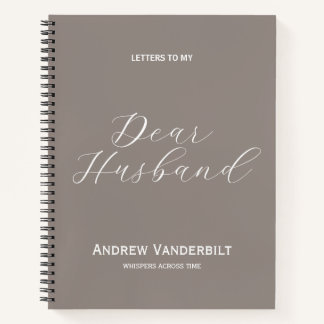 Husband im Heaven Memorial Journal Notizblock