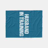 Husband In Training Fleecedecke (Vorderseite (Horizontal))