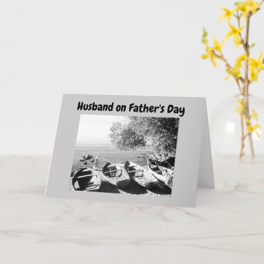 *** HUSBAND** KANOER'S DELIGHT***VATER'S DAY Card Karte (Gelbe Blume)