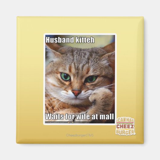 Husband Kitteh Magnet (Vorne)