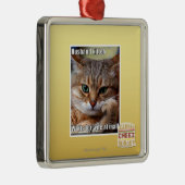 Husband Kitteh Ornament Aus Metall (Rechts)