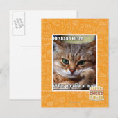 Husband Kitteh Postkarte (Vorne/Hinten)