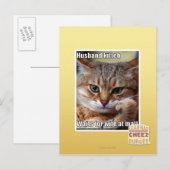 Husband Kitteh Postkarte (Vorne/Hinten)