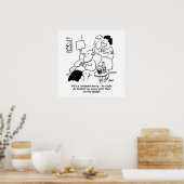 Husband könnte sich mit Flaschenöffner verwöhnen Poster (Küche)