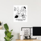 Husband könnte sich mit Flaschenöffner verwöhnen Poster (Heimbüro)